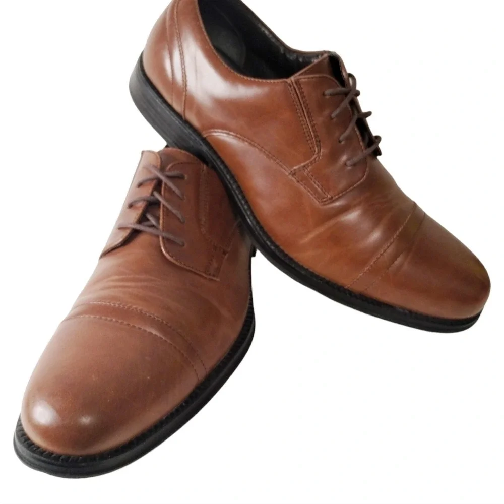 Dockers Men's Garfield‎ Lace-up Oxford Dress/Casual Shoes size 11M Maple
